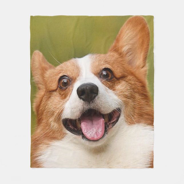 Cobertor De Velo Adicionar Foto de Cão Personalizada Personalizada (Frente)