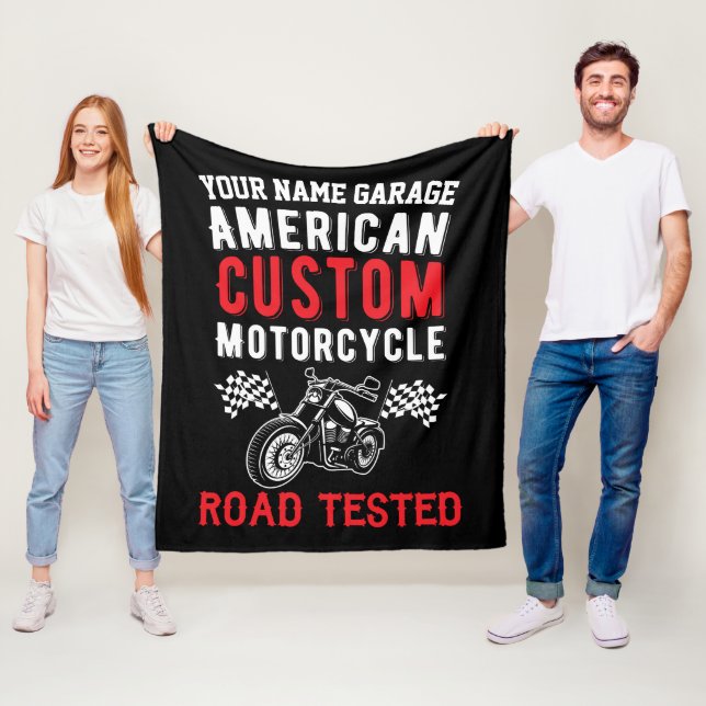 Cobertor De Velo Adicionar Nome à Estrada de Motocicleta Personaliz (In Situ)