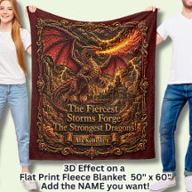 Adicionar Nome Dragão de Fogo Vermelho Efeito 3D M