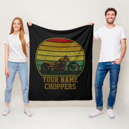 Cobertor De Velo Adicionar Nome Texto do helicóptero de motocicleta