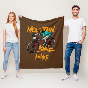 Cobertor De Velo Adicionar Nome Travesseiro decorativo Rider de Bik