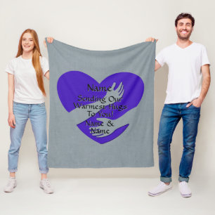 Cobertor De Velo Adicionar Nomes Alterar TODO Coração de Texto Envi