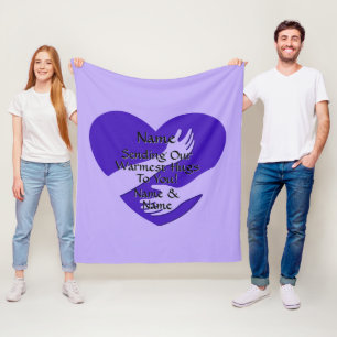 Cobertor De Velo Adicionar Nomes Alterar TODO Coração de Texto Envi