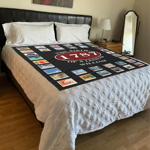 Cobertor De Velo Adicione Nome Ano E Fotos Aniversário