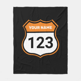 Cobertor De Velo Adicione o nome do seu número de identificação lar