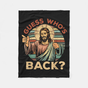 Cobertor De Velo Adivinhe Quem Está de Volta_ Cristianismo Jesus Ve
