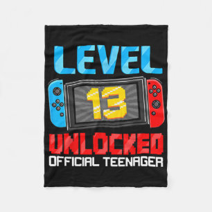 Cobertor De Velo Adolescente Oficial Desbloqueado do Jogo de Aniver