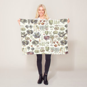 Cobertor De Velo Adolphe Millot Vegetable Patterno Fleece Blanket