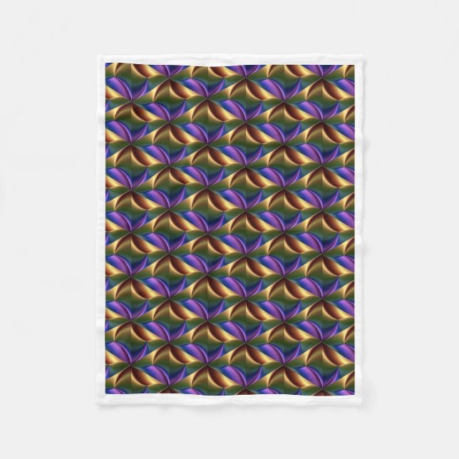 Cobertor De Velo ADOM Abstract Metallic Pattern Blanket (Frente)