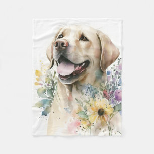 Cobertor De Velo Adorável cachorrinho Labrador Golden