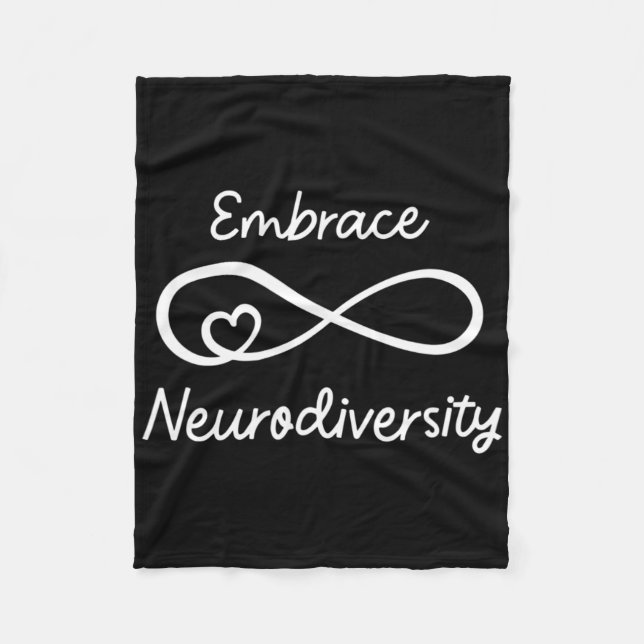 Cobertor De Velo Adotar Neurodiversity Autismo Professor Mo (Frente)