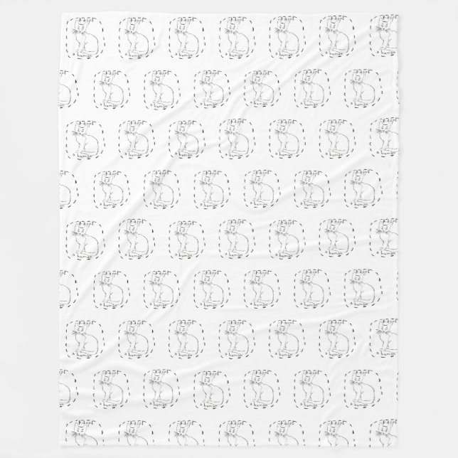 Cobertor De Velo Adotar um (Frente)