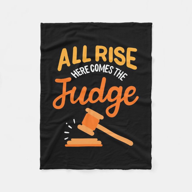 Cobertor De Velo Advogado Todos Levantam Aqui Vem O Juiz (Frente)