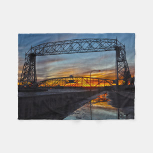 Cobertor De Velo Aerial Lift Bridge Duluth Minnesota