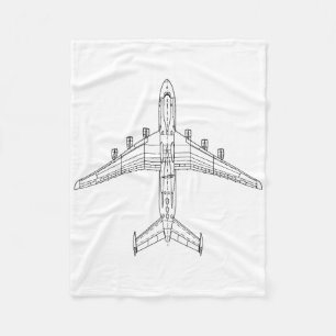 Cobertor De Velo Aeronave Antonov An-225 anos 80 Ucrânia Avião de C
