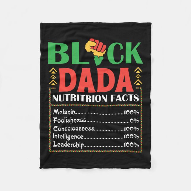 Cobertor De Velo África Black Dada Nutrição Fato Melanina Conscient (Frente)