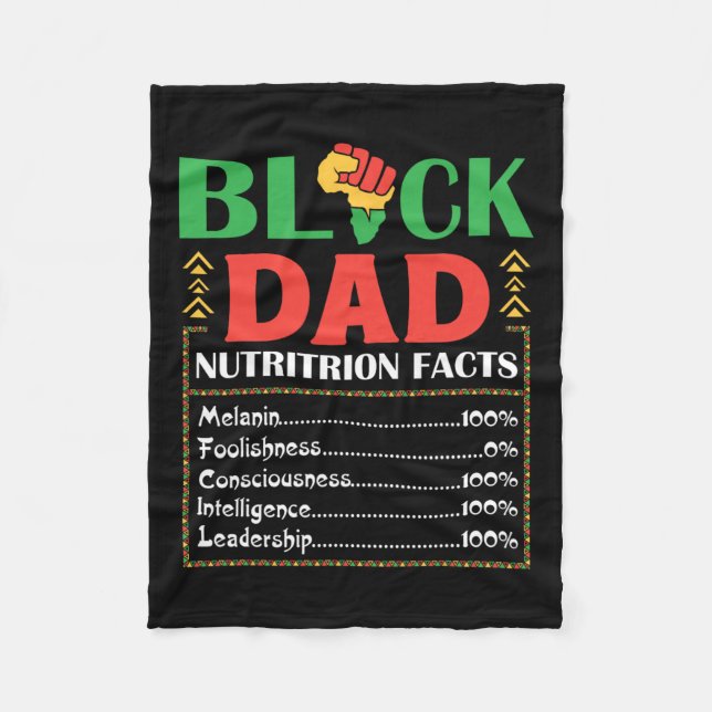 Cobertor De Velo África Nutrição Negra Fala Melanina Consciente (Frente)