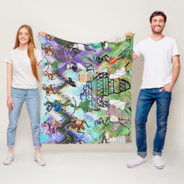 Cobertor De Velo African Feast: Rhythms of Africa