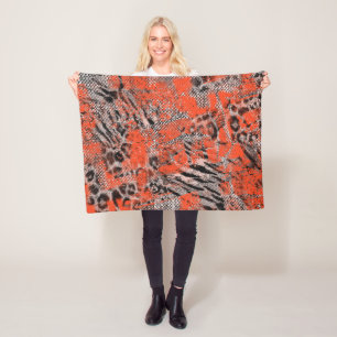 Cobertor De Velo Africano, tribal.