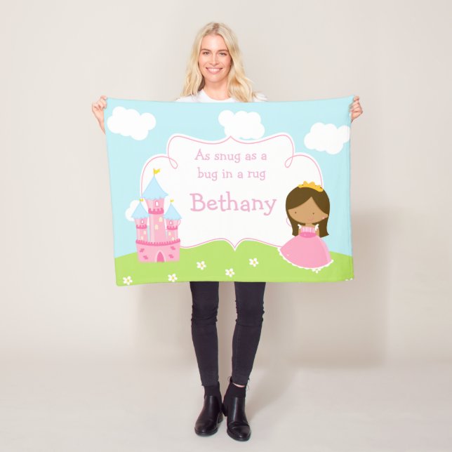 Cobertor De Velo Afro-Americano Bonito Nossa Pequena Princesa (In Situ)