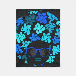 Cobertor De Velo Afro Diva Turquoise Teal