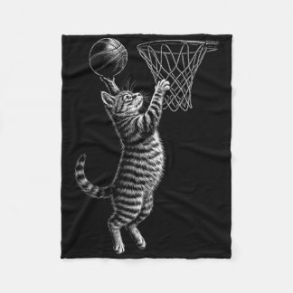 Cobertor De Velo Afunda gato - Treinador de jogador de basquete fã