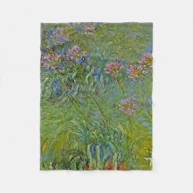 Agapanthus Flowers (por Claude Monet)