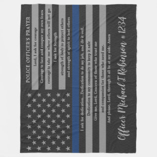 Cobertor De Velo Agente de Polícia Oradora Bandeira de Polícia