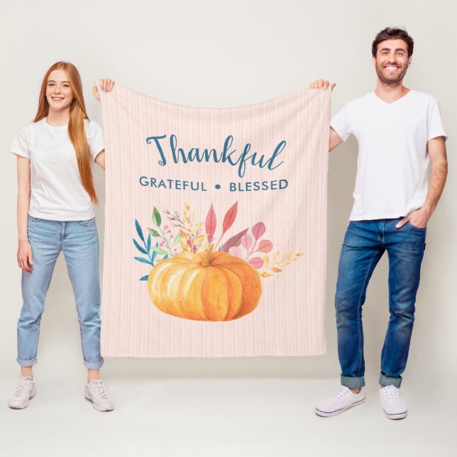 Cobertor De Velo Agradeço a sua benção com a Abóbora Laranja (In Situ)