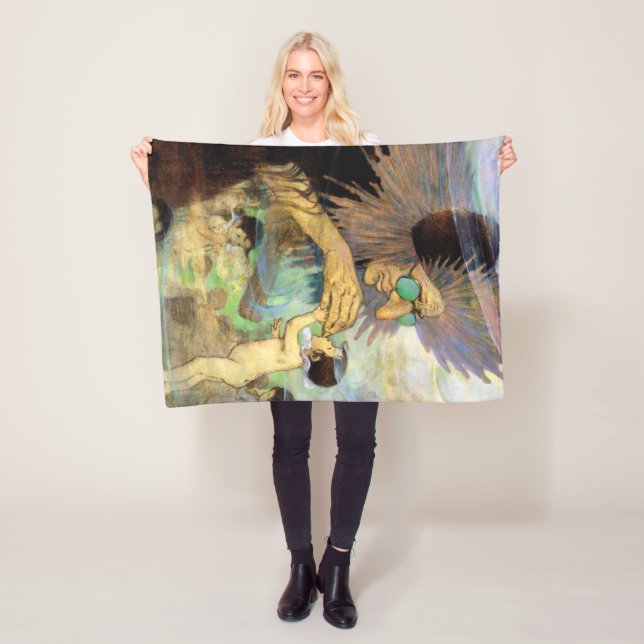 Cobertor De Velo Água Bebê e Fada, Jessie Willcox Smith (In Situ)