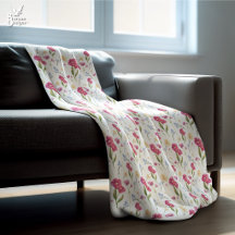 Água-forte Floral Rosa de Flor Silvestre