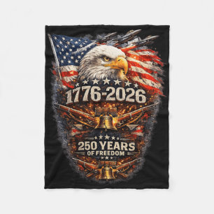 Cobertor De Velo Águia de 1776-2026 250 Anos de Liberdade Patriota