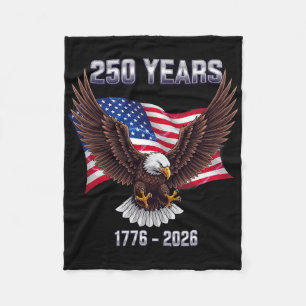 Cobertor De Velo Águia e Bandeira 250º Aniversário 250 Anos 1776-20