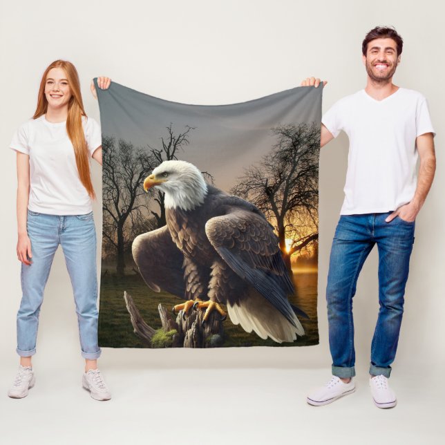 Cobertor De Velo Águia na Natureza (In Situ)