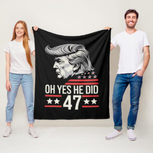 Cobertor De Velo Ah Sim Ele Fez 47 Trump 2024