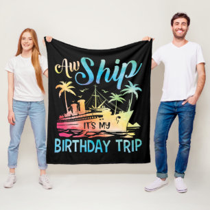 Cobertor De Velo Ai Navio É Minha Viagem de Aniversário