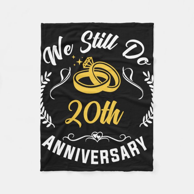 Cobertor De Velo Ainda Fazemos 20 Anos De Casamento De 20 Casal (Frente)