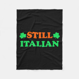 Cobertor De Velo Ainda Italiano Com Shamrock Dia de São Patrício