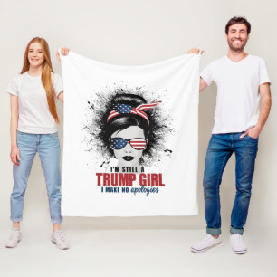 Cobertor De Velo Ainda Sou Uma Rapariga Trump Não Peço Desculpas Tr
