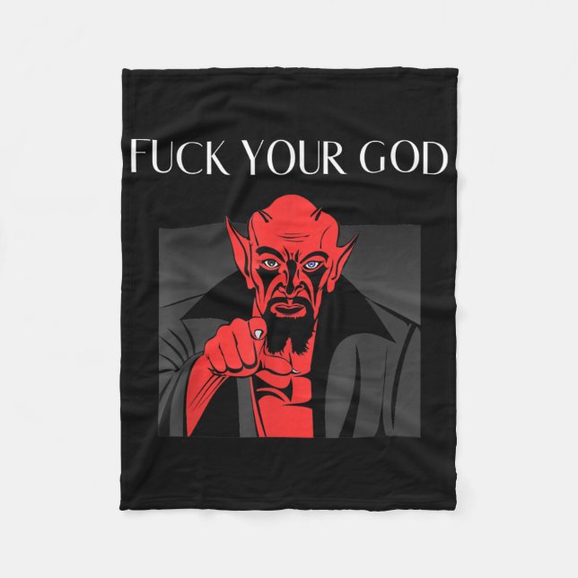 Cobertor De Velo Aist Goat Satã Baphomet GIft (Frente)