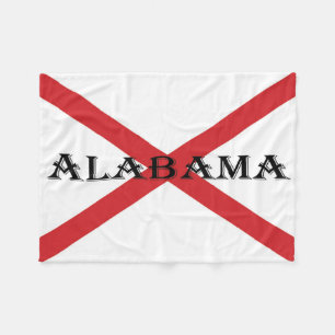 Cobertor De Velo Alabama e Flag Fleece Blanket cn