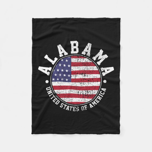 Cobertor De Velo Alabama Vintage (Frente)