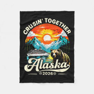 Cobertor De Velo Alaska Cruise 2026 Matching Family Friends Group A