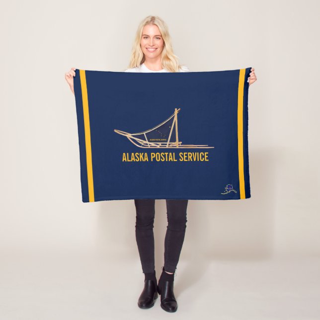 Cobertor De Velo Alaska Dog Sled Postal Carrier (In Situ)