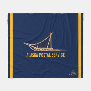 Cobertor De Velo Alaska Dog Sled Postal Carrier