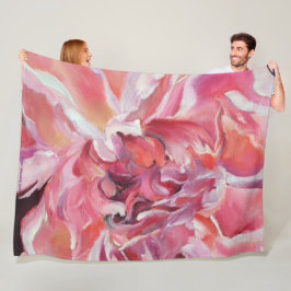 Cobertor De Velo Alaskan Peonies Fleece Blanket