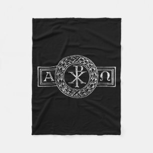 Cobertor De Velo Alfa e Omega Chi e Rho Xp Jesus Cristo Christi