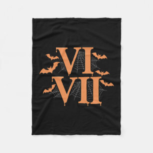 Cobertor De Velo Algarismos Romanos Vi Vii 67 Meme Gen Alpha Hallow