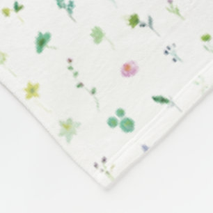 Cobertor De Velo Algodão Floral Espécie Cozy Blanket