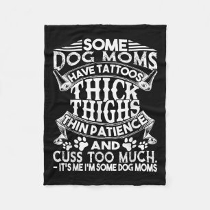 Cobertor De Velo Algumas Mães de Cachorro Têm Tatuagens Coxas Gross